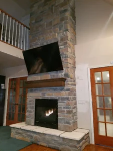 Photo of new fireplace