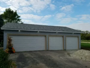 Photo of new garage
